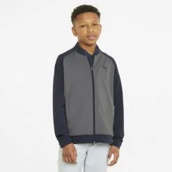 PUMA Golf Puma Boys Full Zip STLTH Jacket