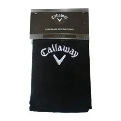 Callaway Golf 16" X 21" Tri-Fold Towel -Brands Shop Callaway Golf 16 x 24 TriFold Towel Blk d 82479.1642027832