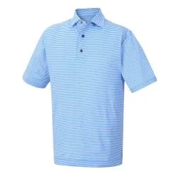 FootJoy Golf FootJoy Lisle Feeder Stripe Self Collar Polo -Brands Shop FJ 22159 01 24777.1675972290