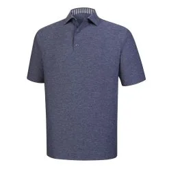 FootJoy Golf FootJoy ProDry Solid Lisle Golf Shirt With Stripe Accent -Brands Shop FJ 25702 01 25807.1675966578