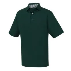 FootJoy Golf FootJoy ProDry Solid Lisle Golf Shirt With Stripe Accent -Brands Shop FJ 32901 01 76140.1675966578