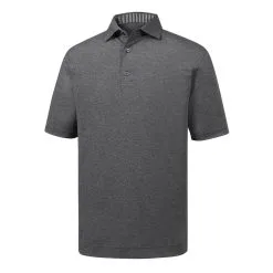 FootJoy Golf FootJoy ProDry Solid Lisle Golf Shirt With Stripe Accent -Brands Shop FJ 32940 01 03893.1675966578