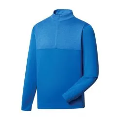 FootJoy Golf FootJoy Heather Yoke Half Zip Midlayer 17 FootJoy Golf FootJoy Heather Yoke Half Zip Midlayer -Brands Shop FootJoy Heather Yoke Half Zip Midlayer Royal 53868.1671485845
