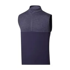 FootJoy Golf FootJoy Heather Yoke Half-Zip Vest -Brands Shop FootJoy Heather Yoke Half Zip Vest Navy 82855.1671488300