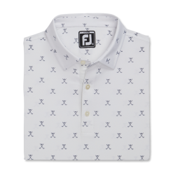 FootJoy Golf FootJoy Junior Golf Print Self Collar Polo -Brands Shop FootJoy Junior Golf Print Self Collar Polo WHTb 65071.1670520084