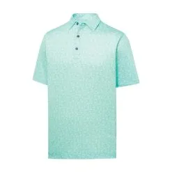 FootJoy Golf FootJoy Painted Floral Lisle Traditional Fit Polo -Brands Shop FootJoy Painted Floral Lisle Traditional Fit Polo Green 13434.1675980007