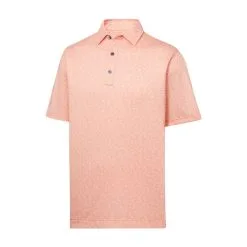 FootJoy Golf FootJoy Painted Floral Lisle Traditional Fit Polo -Brands Shop FootJoy Painted Floral Lisle Traditional Fit Polo Peach 19693.1675980007