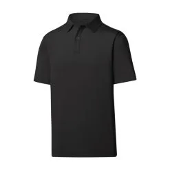 FootJoy Golf FootJoy Solid Lisle Self Collar Athletic Fit Polo