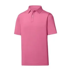 FootJoy Golf FootJoy Solid Lisle Self Collar Athletic Fit Polo -Brands Shop FootJoy Solid Lisle Self Collar Athletic Fit Polo Flam 85100.1670266664