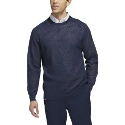 Adidas Golf Adidas Ultimate 365 Tour Flat Knit Pullover Crew