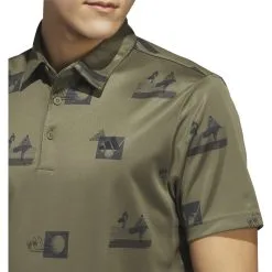 Adidas Golf Adidas Allover Print Polo -Brands Shop HR7999 03 58306.1678738035