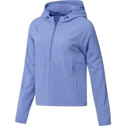 Adidas Golf Adidas Womens Seersucker Quarter Zip Hoodie -Brands Shop HS8970 04335.1679077112