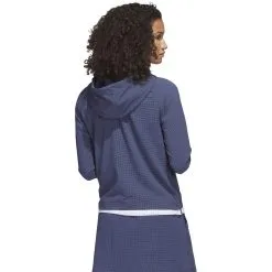 Adidas Golf Adidas Womens Seersucker Quarter Zip Hoodie -Brands Shop HS8971 01 47637.1679077112