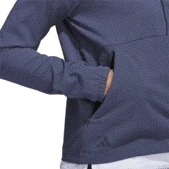 Adidas Golf Adidas Womens Seersucker Quarter Zip Hoodie -Brands Shop HS8971 03 80168.1679077112