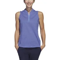 Adidas Golf Adidas Womens Two Color Ottoman Sleeveless Polo -Brands Shop HT1233 46936.1678917474