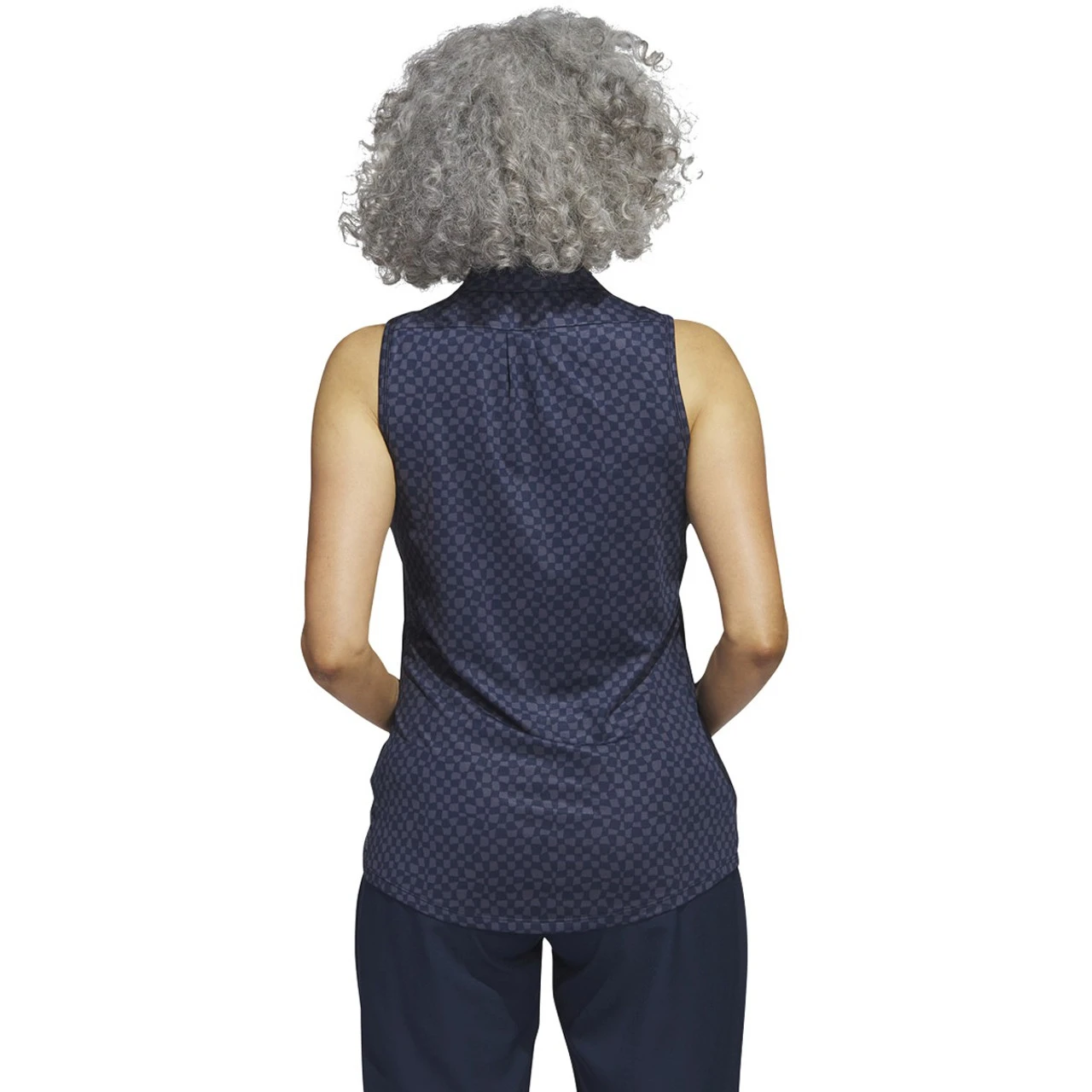 Adidas Golf Adidas Womens Ultimate 365 Printed Sleeveless Polo 2.0 4 Adidas Golf Adidas Womens Ultimate 365 Printed Sleeveless Polo 2.0 - Image 2