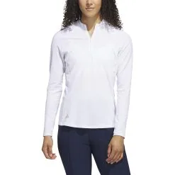Adidas Golf Adidas Womens Ultimate 365 Solid Quarter Zip Mock