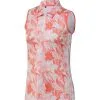 Adidas Golf Adidas Womens Floral Sleeveless Polo