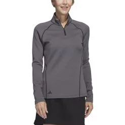 Adidas Golf Adidas Womens Embossed Quarter Zip Jacket