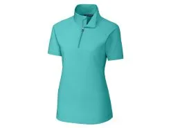 Cutter & Buck Womens Response Short-Sleeve Half-Zip -Brands Shop LCC00002 CAI MANN HG 33053.1669059809