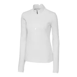 Cutter & Buck Ladies Traverse Stretch Quarter Zip Pullover -Brands Shop LCK00033 WH MANN HG 31174.1668803655