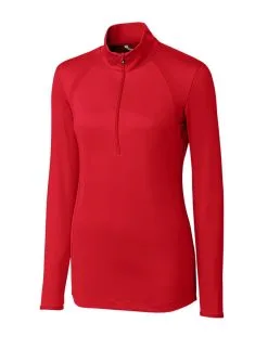 Cutter & Buck Ladies Williams Half Zip Pullover -Brands Shop LCK08686 RD MANN HG 91067.1649798993