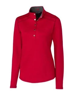 Cutter & Buck Ladies Long Sleeve Evergreen Reversible Overknit -Brands Shop LCK08716 RD MANN HG 13850.1649798770