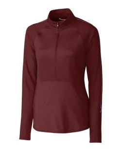 Cutter & Buck Ladies Pennant Sport 3/4 Zip Top -Brands Shop LCK08717 BRD MANN HG 71775.1649798504