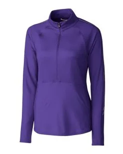 Cutter & Buck Ladies Pennant Sport 3/4 Zip Top -Brands Shop LCK08717 CLP MANN HG 78170.1649798504