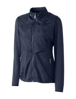 Cutter & Buck Ladies Ava Hybrid Full Zip Jacket -Brands Shop LCO09993 LYN MANN HG 96774.1649796310