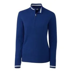 Cutter & Buck Ladies Lakemont Tipped Half Zip -Brands Shop LCS00005 TBL MANN HG 67969.1669056891