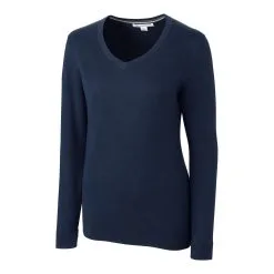 Cutter & Buck Womens Lakemont V-Neck Sweater -Brands Shop LCS08100 LYN MANN HG 11474.1668631082