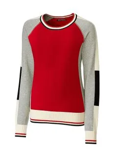 Cutter & Buck Ladies Stride Colorblock Sweater 12 Cutter & Buck Ladies Stride Colorblock Sweater -Brands Shop LCS08102 RD MANN HG 94002.1649710989