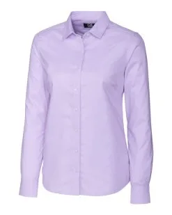 Cutter & Buck Ladies Long Sleeve Stretch Oxford -Brands Shop LCW00003 OPL MANN HG 86188.1668810704