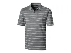 Cutter & Buck Forge Heather Stripe Polo -Brands Shop MCK00112 BL MANN HG 57869.1668804695