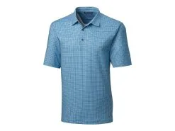 Cutter & Buck Pike Small Plaid Print Polo -Brands Shop MCK00127 IND MANN HG 44458.1637613966