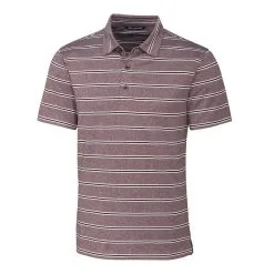 Cutter & Buck Forge Heather Stripe Tailored Fit Polo -Brands Shop MCK00132 BRD MANN HG 43201.1649194253