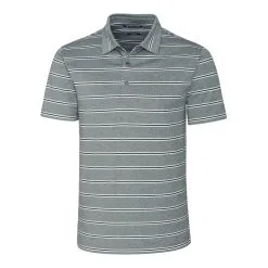 Cutter & Buck Forge Heather Stripe Tailored Fit Polo -Brands Shop MCK00132 HT MANN HG 89847.1649194253