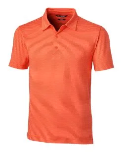 Cutter & Buck Forge Pencil Stripe Tailored Fit Polo -Brands Shop MCK00145 CLO MANN HG 48078.1633540292