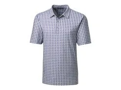 Cutter & Buck Pike Checkerboard Print Polo -Brands Shop MCK00146 MJS MANN HG 11325.1668809863