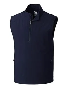Cutter & Buck WeatherTec Summit Half Zip Vest -Brands Shop MCO09829 NVBU MANN HG 77693.1634152372