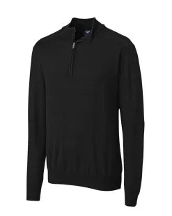 Cutter & Buck Long Sleeve Douglas Half Zip Mock - Big & Tall