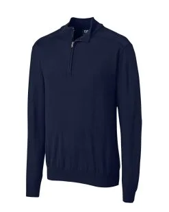 Cutter & Buck Long Sleeve Douglas Half Zip Mock - Big & Tall -Brands Shop MCS07725 LYN MANN HG 57694.1668798898