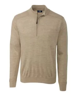 Cutter & Buck Long Sleeve Douglas Half Zip Mock - Big & Tall -Brands Shop MCS07725 SAN MANN HG 33606.1668798898