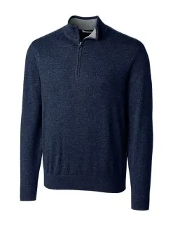 Cutter & Buck Lakemont Tri-Blend Quarter Zip Sweater -Brands Shop MCS07728 LYN MANN HG 82434.1649369430