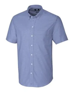 Cutter & Buck Short Sleeve Stretch Oxford Shirt -Brands Shop MCW00140 FB MANN HG 04940.1637274508