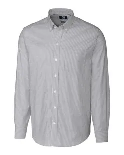 Cutter & Buck Long Sleeve Stretch Oxford Stripe Shirt -Brands Shop MCW00141 CC MANN HG 64761.1637274261