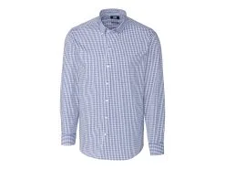 Cutter & Buck Long Sleeve Stretch Gingham - Big & Tall -Brands Shop MCW00143 TBL MANN HG 28660.1668810998