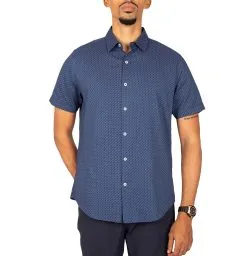 Cutter & Buck Windward Jigsaw Print Shirt