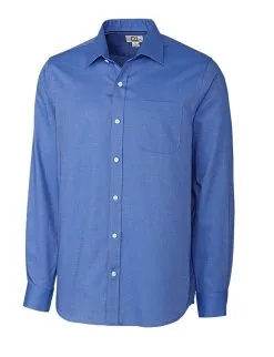 Cutter & Buck Men's Long Sleeve Tailored Fit Spread Nailshead -Brands Shop MCW09474 FB MANN HG 07863.1668552208